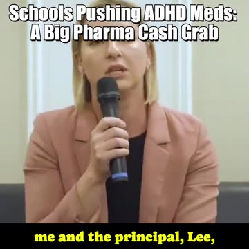 🔥⚠️🔥 How Schools Are Becoming a Pipeline for Big Pharma’s ADHD Medication Market