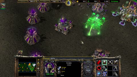 Warcraft 3: Undead Fighting Humans & Orcs On Two Hearts