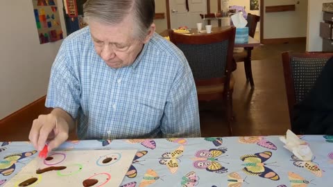 Water and Oil science experiment dementia motorskills memorycare
