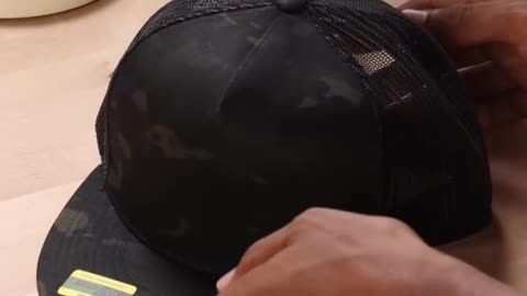 Flexfit Men’s Trucker Cap – Classic Black Alpha Snapback Hat