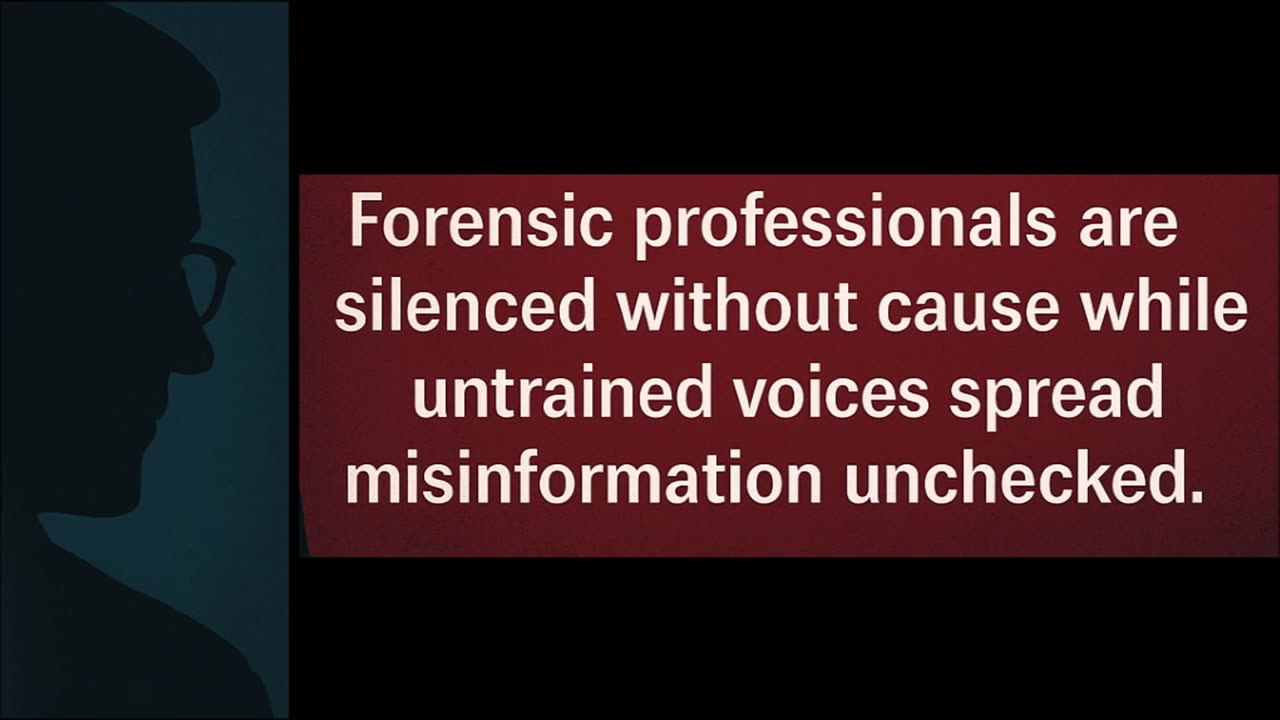 When Experts Get Deplatformed: The Silent Erasure of Forensic Voices