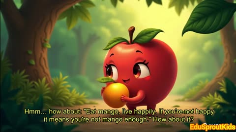 Mango & Apple’s Funny Fruit Talk 🍎🥭 | A Basketful of Laughter & Lessons!