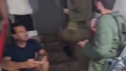 “ Zionist soldiers hide in terror with children and women inside civilian shelters in Tel Aviv, during the massive bombing of Iran, using civilians as human shields.”