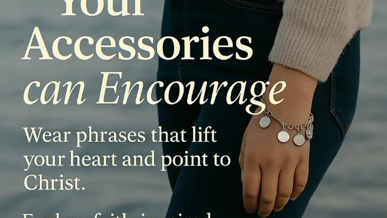 Scripture you can wear. Encouragement you can carry.