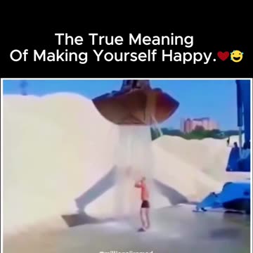 The true meaning of making yourself happy. 😅