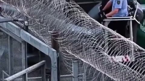 😂🔒 Stuck in Barbed Wire: Worst Escape Plan Ever! | FunFM