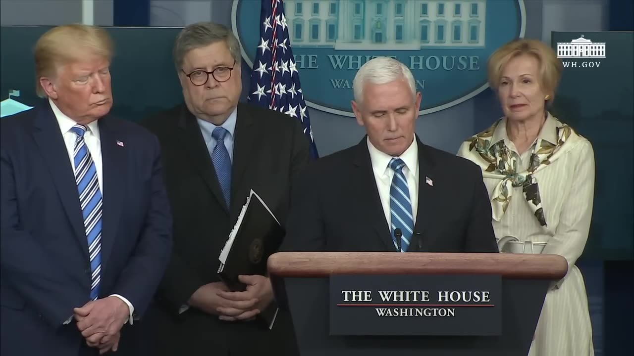 3-23-20 Members of the Coronavirus Task Force Hold a Press Briefing