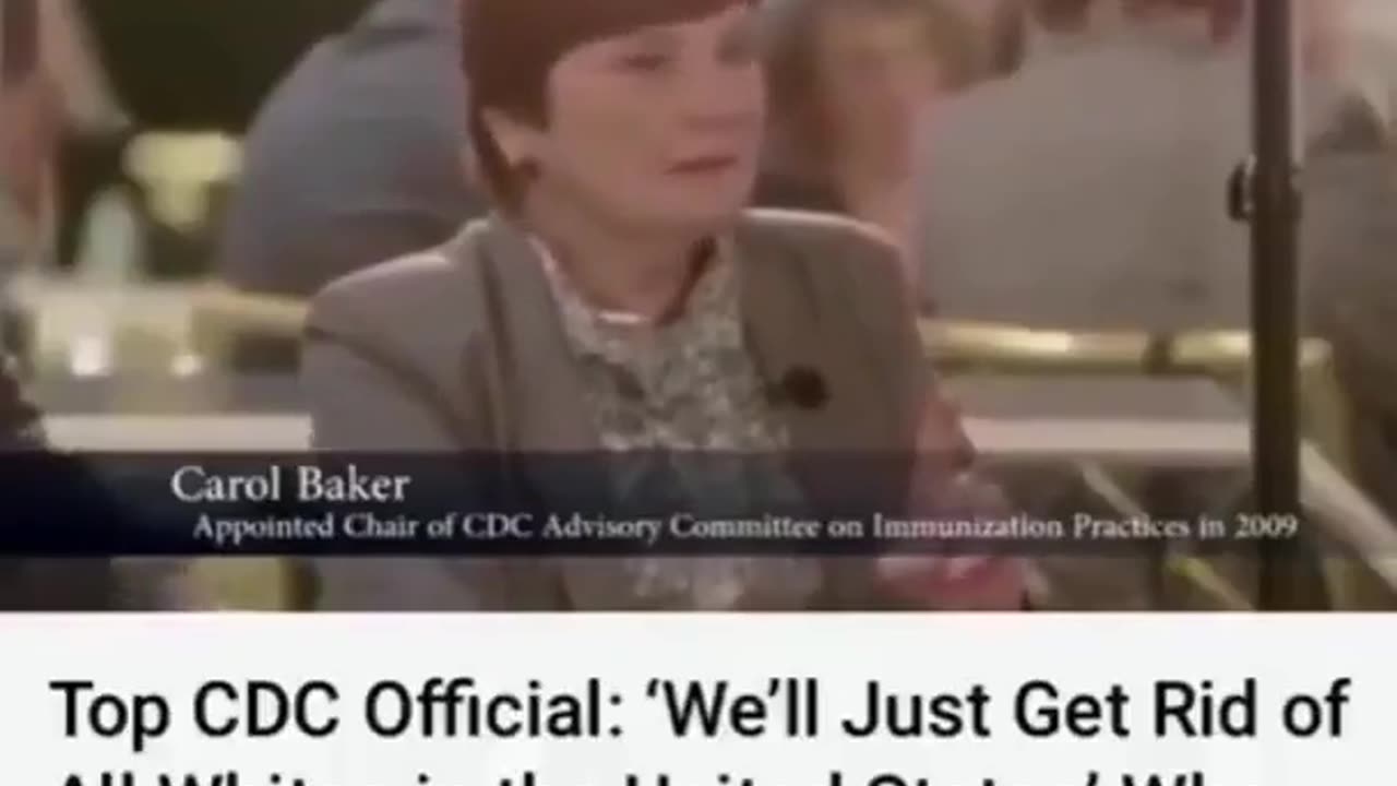 CDC says if American Whites don't take vaccines, they'll "Get Rid of Whites".