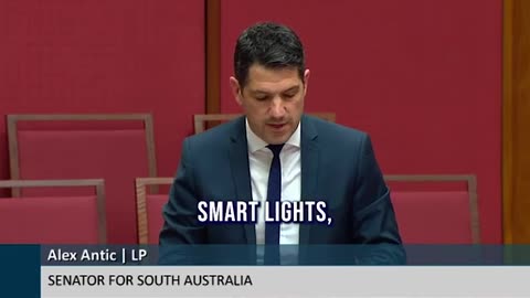 Australian Senator Alex Antic Warns that the Roll-out of Smart City Technologies