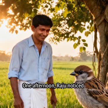 Raju and the Grateful Sparrow