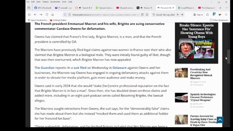 President Macron Sues Candace Owens