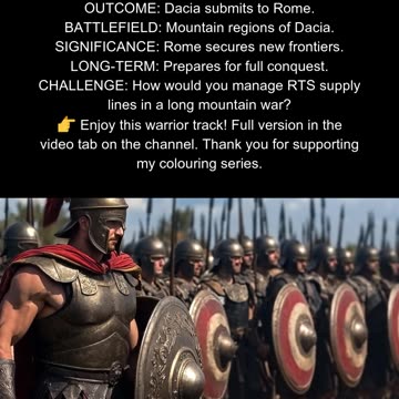 Rome vs. Dacia 101 AD First Dacian War #AncientThracians