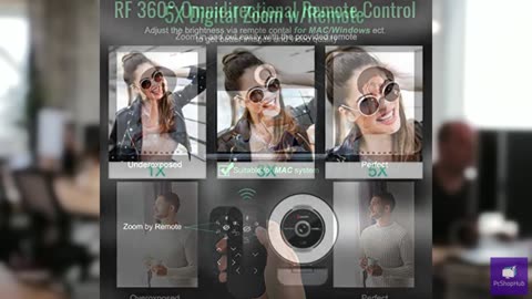 Angetube Streaming Webcam with Microphone: 1080P 60FPS USB Web Cam with Ring Lig