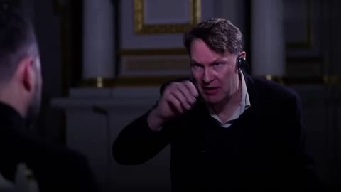 Zelenskyy Interview with British Newspaper The Guardian at Mariinsky Palace in Kyiv