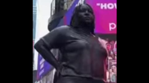 "Statue of Underachievement" Unveiled in Times Square