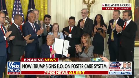 BREAKING: President Trump Signs Executive Order to Support Foster Care