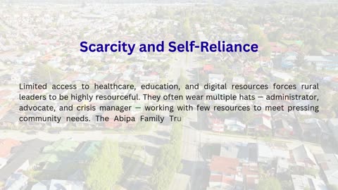 Leading from the Ground Up: Abipa Family Trust’s Rural Vision