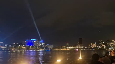 31 December 2025 pre fireworks Southbank Brisbane
