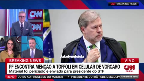 A Polícia Federal solicitou a suspensão do ladrão Dias Toffoli após a revelação de dados encontrados no celular do banqueiro Daniel Vorcaro, proprietário do Banco Master.
