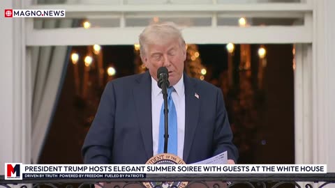 🇺🇸 President Trump Attends Elegant Summer Soirée with Guests at The White House [LIVE]