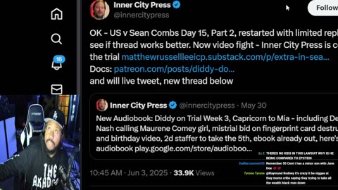 Day 2/30. Diddy Trial Day 15. YSL Steele Turning up the Offense... Is Diddy Exposing these VICTIMS?