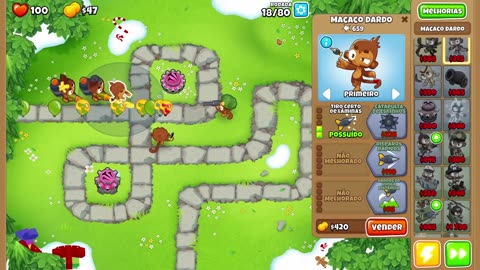 Bloons TD 6 Ape Field Hard Round 18