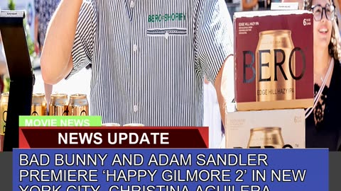 Bad Bunny and Adam Sandler Premiere Happy Gilmore