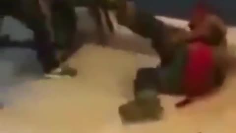 Nigger wacked for shoplifting by Asians
