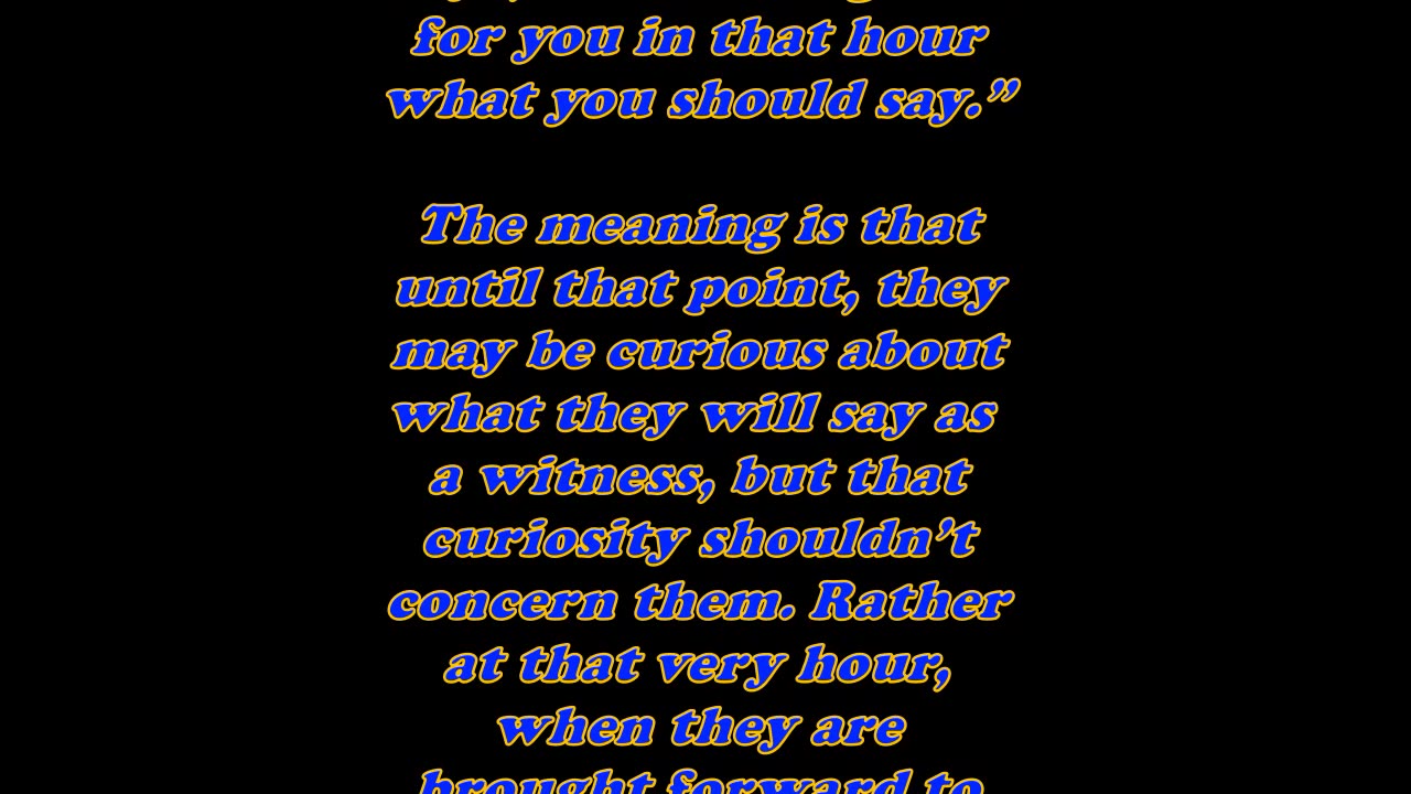 Matthew 10:19 - Daily Bible Verse Commentary