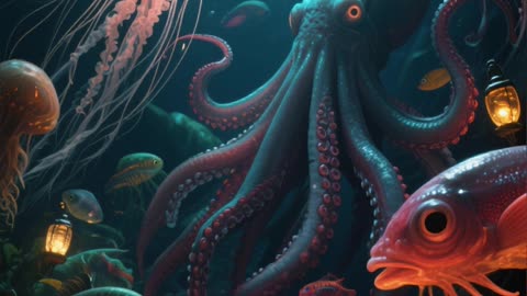 Faits Rapides Un Spectacle de Lumières Sous-Marin ! Des Animaux Marins Qui Brillent ! in French