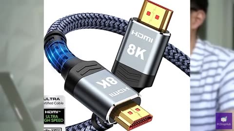 Highwings 8K 10K 4K HDMI Cable 48Gbps 6.6FT/2M, Certified Ultra High Speed HDMI