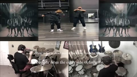 Decyfer Down ~ Other Side of Darkness [ Drum Cover ] [ Lyric ] Remix 1c