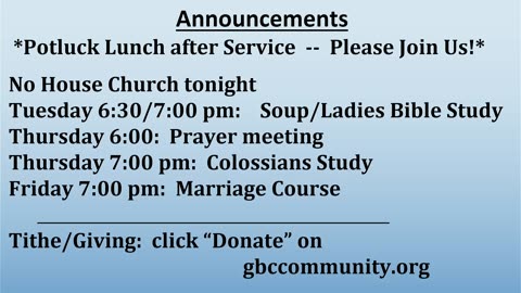 Grace Bible Church Rutherfordton - 5/4/2025 - Livestream