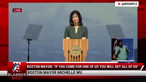 Boston Mayor: "If You Come For One Of Us You Will Get All Of Us"