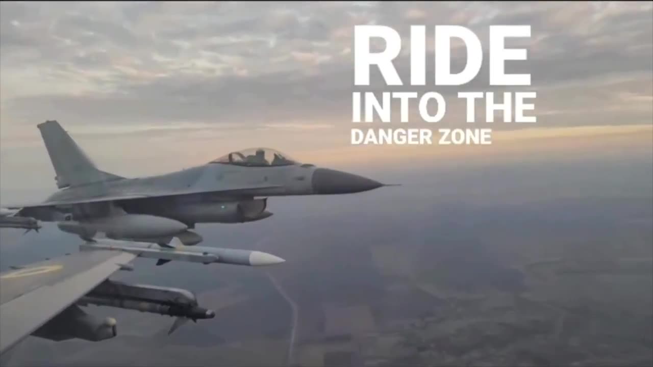Pair of Ukrainian F16s on Patrol