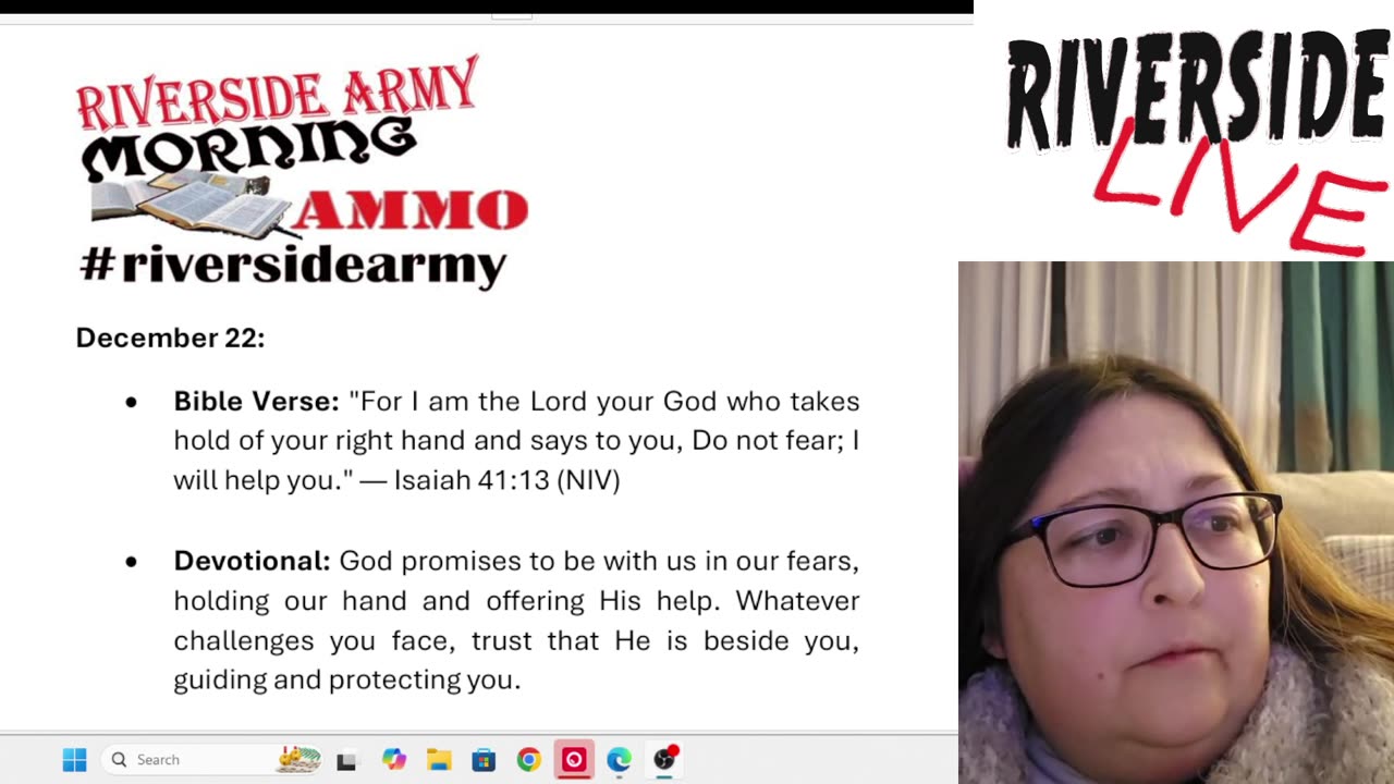 Riverside Morning Ammo Daily Devotional 12.21.25