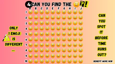 Can you find the different emoji? (P.11) ? 😩