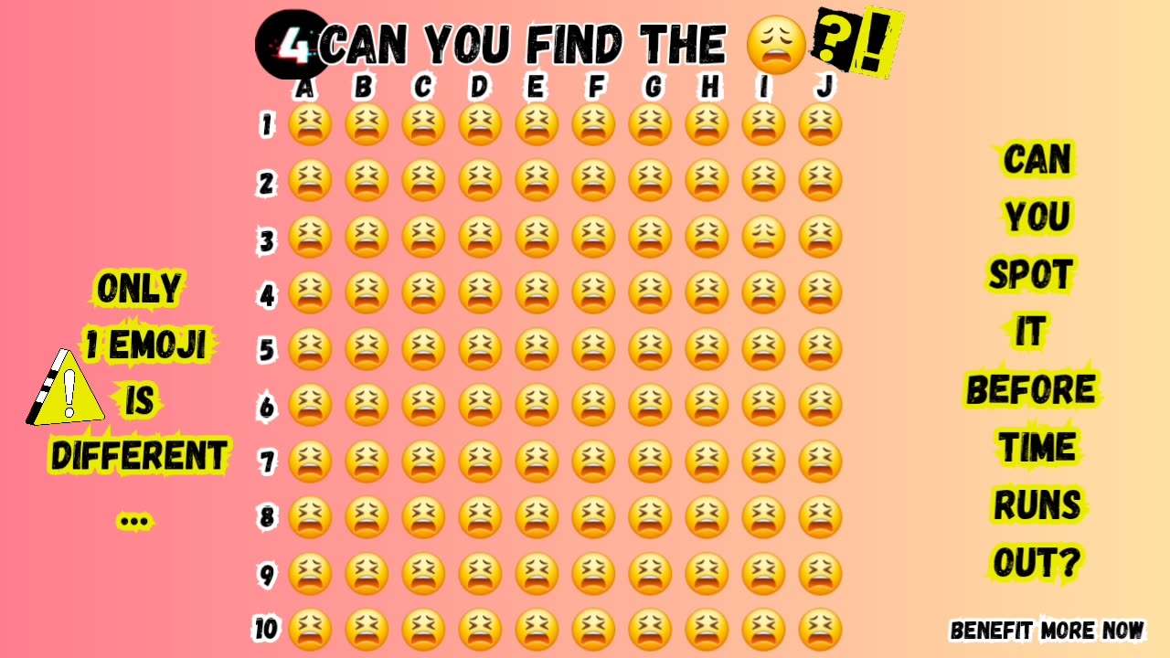 Can you find the different emoji? (P.11) ? 😩