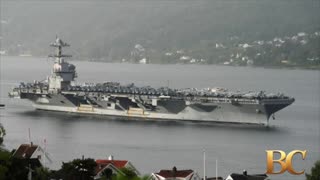 US aircraft carrier moves into Latin America region, officials say