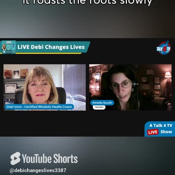 Snippet from "𝘿𝙚𝙗𝙞 𝘾𝙝𝙖𝙣𝙜𝙞𝙣𝙜 𝙇𝙞𝙫𝙚𝙨" 𝗥𝗮𝗱𝗶𝗼 & 𝗧𝗩 𝗦𝗵𝗼𝘄-𝙝𝙤𝙬 𝙩𝙤 𝙢𝙖𝙠𝙚 𝙙𝙖𝙣𝙙𝙚𝙡𝙞𝙤𝙣 𝙧𝙤𝙤𝙩 𝙩𝙚𝙖