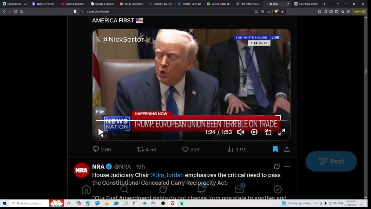 Trump Signs More EO's. Billboard Chris Arrested In Australia & More