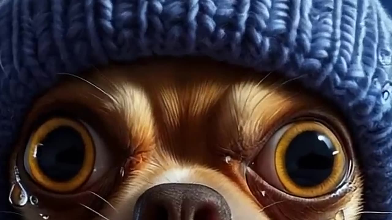 Chihuahua playing video games at 3 AM