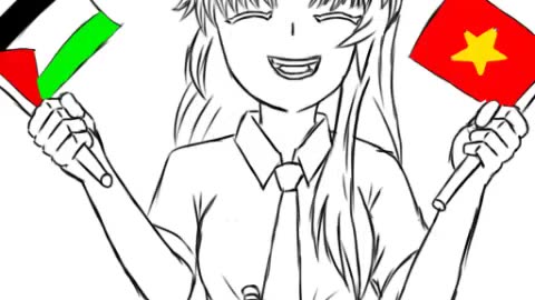 Reisen Udongein Inaba cantando "Rossa Palestina" de Umberto Fiori #freepalestine #touhou #anime