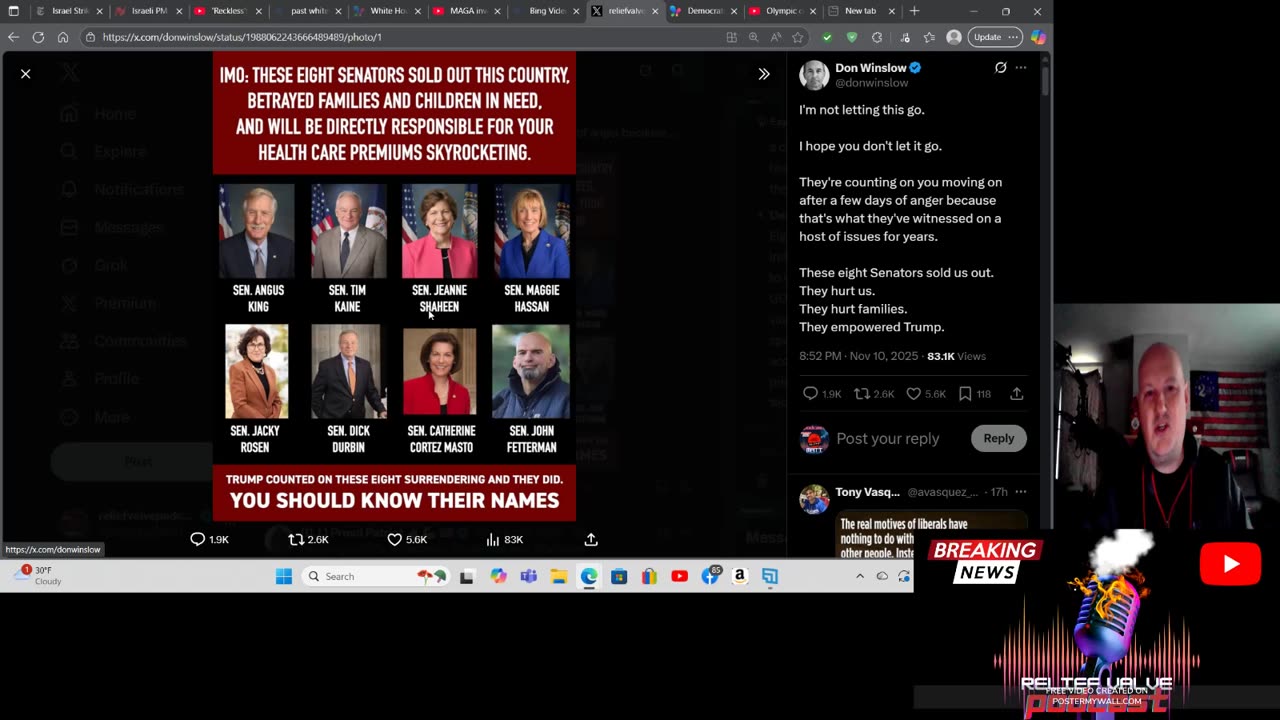 government Shutdown ends.