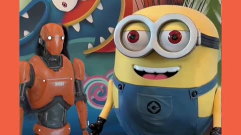 Minion and robot 😄🤖️