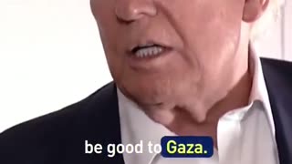 -TRUMP- "We pushed Isreal" to get aid to Gaza.
