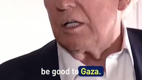 -TRUMP- "We pushed Isreal" to get aid to Gaza.
