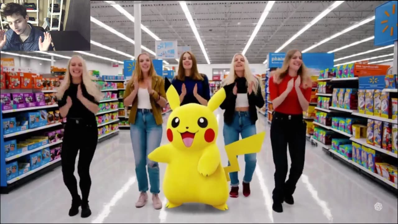 Outtake #1,216 Of Pikachu The Pokemon Dancing With Women At A Walmart Supercenter Fake Funny Video