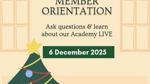 🎓 MASTER CLASS MEMBER ORIENTATION – THIS SATURDAY!