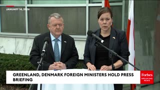 BREAKING Greenland, Denmark Foreign Ministers Hold Press Briefing After Talks With JD Vance.